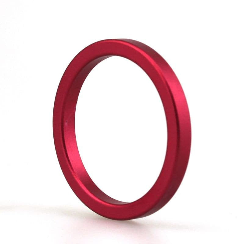 Aluminum Colored Cock Ring Large - - Steel Sex Toys