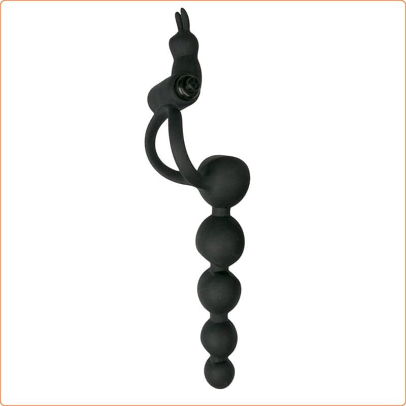 Anal Beads With Vibration Cock Ring - - Anal Beads and Balls