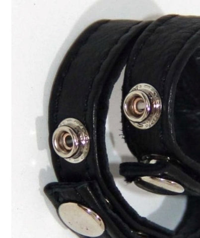 Axsmar Premium Leather Penis Ring by BDStyle - Cock Rings
