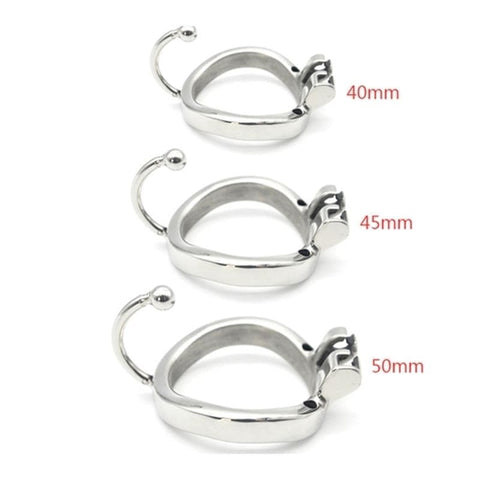 Ball Hook Locking Chastity Cage by BDStyle - Male Chastity
