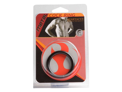 Black Metal Cock Ring by Spartacus Enterprises - Cock Rings