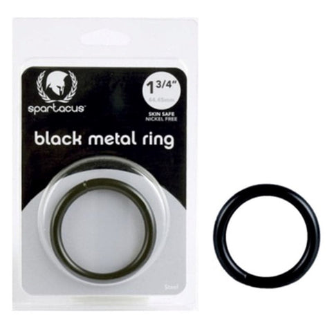 Black Steel C Ring by Spartacus Enterprises - Cock Rings