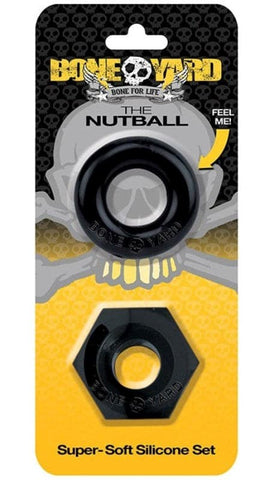 Boneyard The Nutball Super-Soft Silicone Cock Ring Set - Ball and Cock Toys