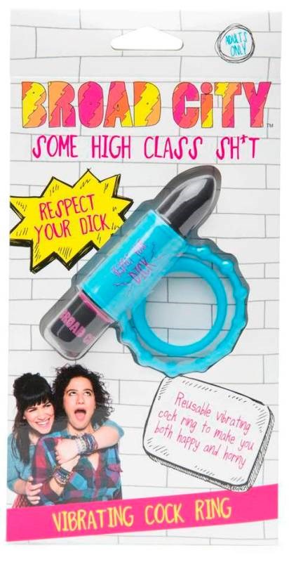 Broad City Respect Your Dick Vibrating Cock Ring - - Cock Rings