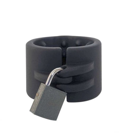 Cruncher Lockable Spiked Ball Stretcher by Brutus - Ball and Cock Toys