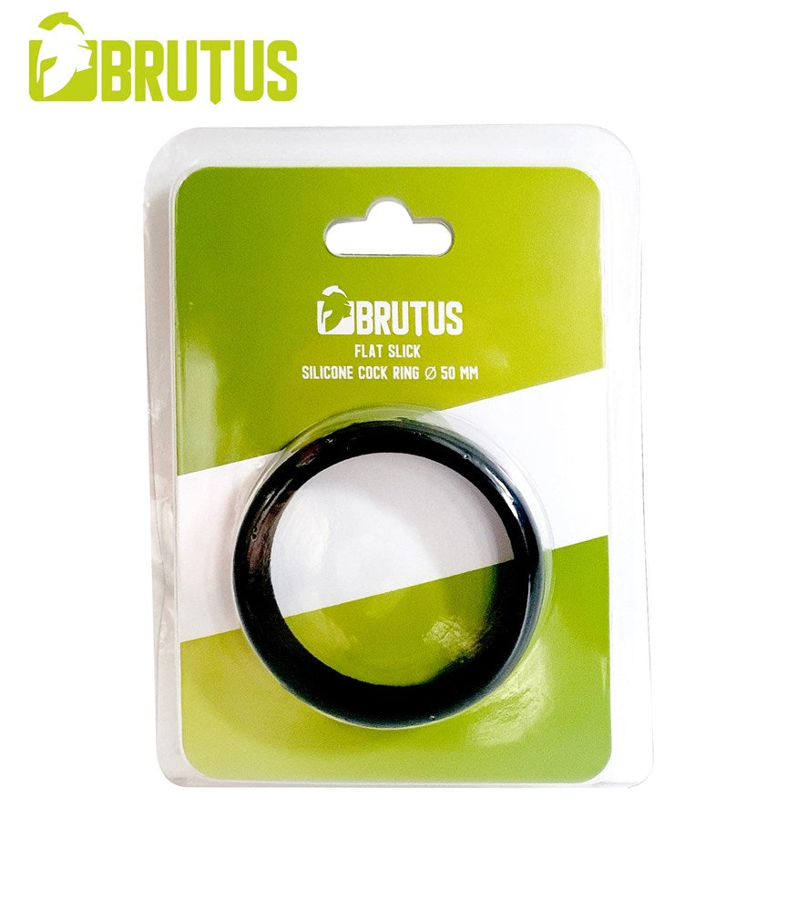 Brutus Flat Slick Cock Ring - - Ball and Cock Toys