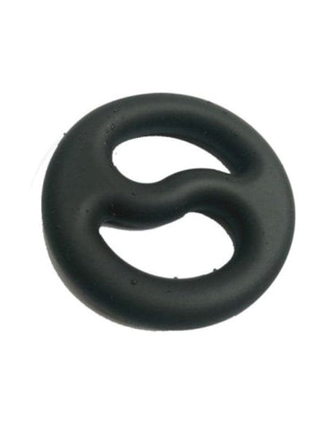Yin Yang Silicone Cock and Ball Duo Ring by Brutus - Ball and Cock Toys