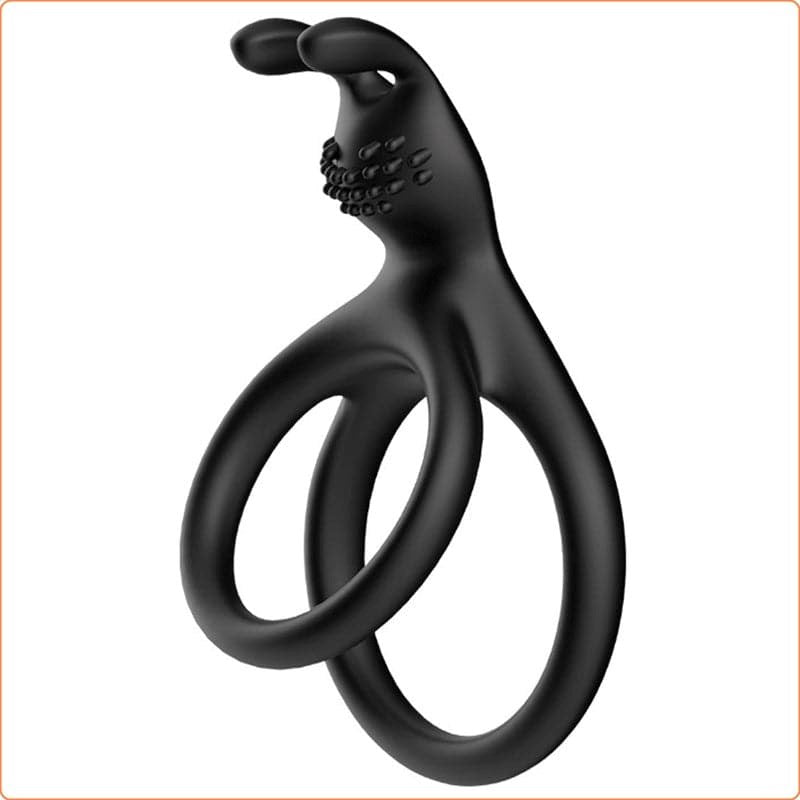 Bunny Ears Silicone Penis Ring - - Ball and Cock Toys