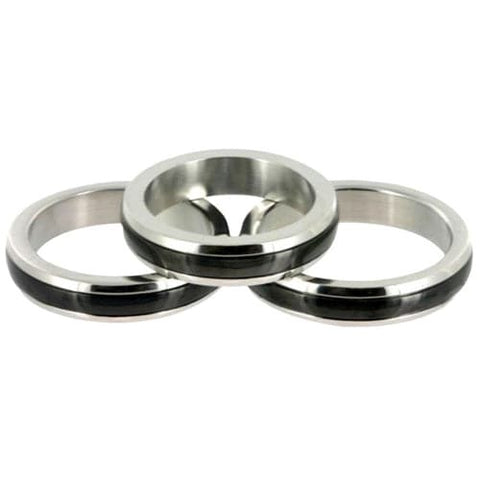 Burn The Rubber Steel C-Ring by Hell's Couture - Cock Rings