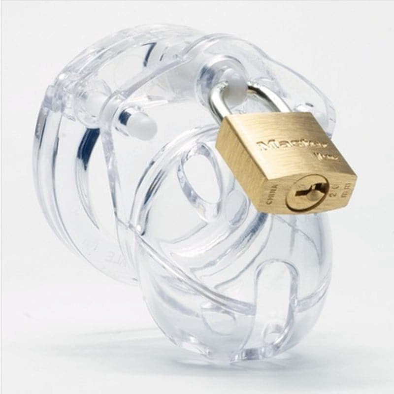 CB Mini Me Clear - Male Chastity Cock Cage Kit - - Male Chastity