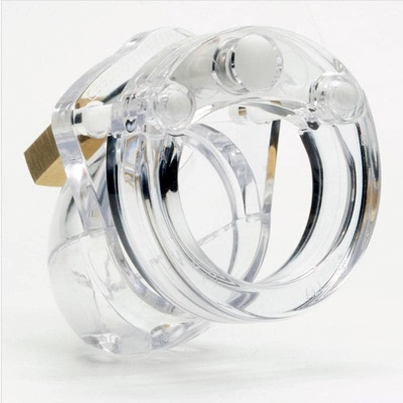 CB Mini Me Clear - Male Chastity Cock Cage Kit - - Male Chastity