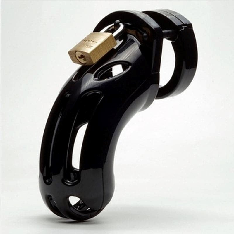 CB The Curve Black - Male Chastity Cock Cage Kit - - Male Chastity