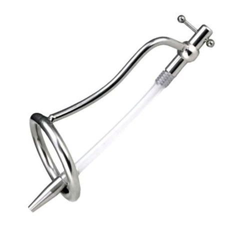 Chastity Bar with Adjustable Catheter by BDStyle - Male Chastity