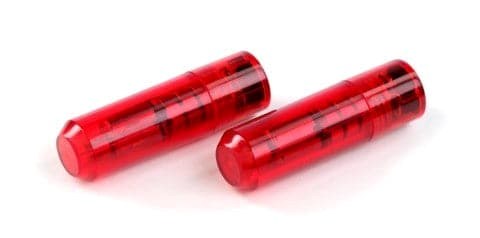 Crossbones Mighty Marble Double Bullet In Red - Cock Rings