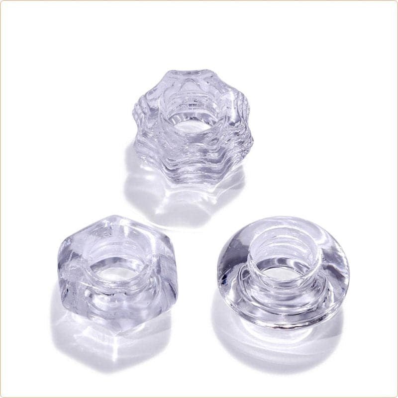 Crystal Cock Ring Set - - Ball and Cock Toys