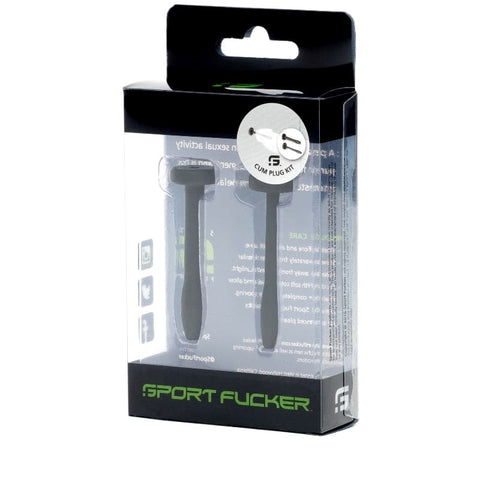 Cum Plug Black Kit by Sport Fucker - Penis Plugs