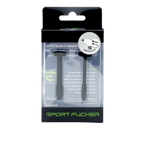 Cum Plug Black Kit by Sport Fucker - Penis Plugs