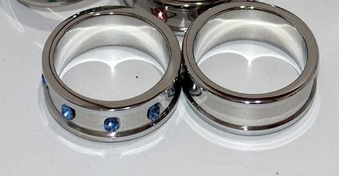 Deep Shallow Intimate Accessory by Hell's Couture - Cock Rings