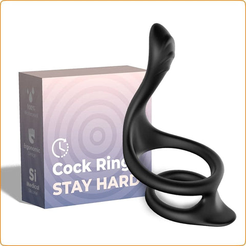 Dog Tail Silicone Cock ring by BDStyle - Ball and Cock Toys
