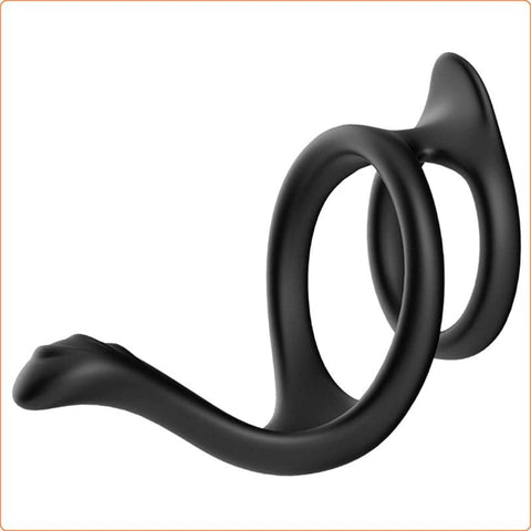 Dog Tail Silicone Cock ring by BDStyle - Ball and Cock Toys