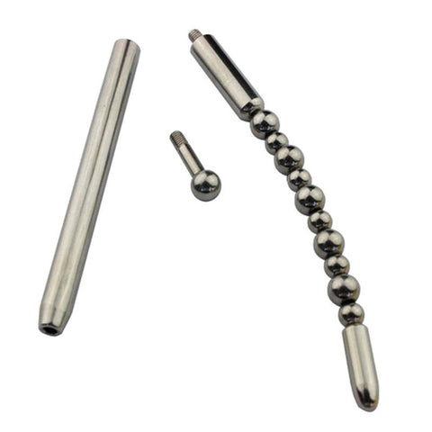 Double Ended Flexible Balls Penis Plug by BDStyle - Penis Plugs