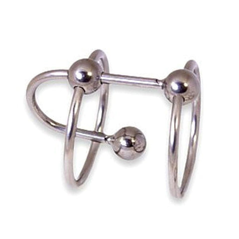 Double Ring Balled Penis Plug by BDStyle - Penis Plugs