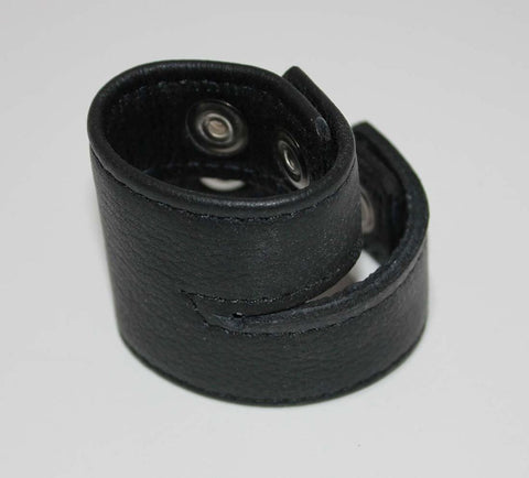 Double Strap Leather Cock Ring by Hell's Couture - Cock Rings