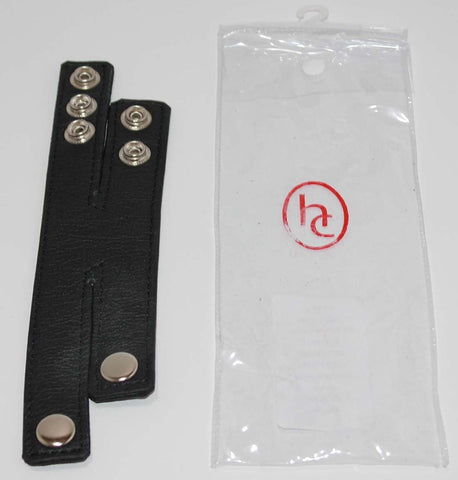 Double Strap Leather Cock Ring by Hell's Couture - Cock Rings