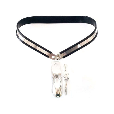 Enforced Male Chastity Belt Stainless Steel by BDStyle - Male Chastity