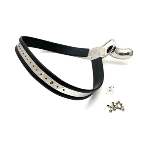 Enforced Male Chastity Belt Stainless Steel by BDStyle - Male Chastity