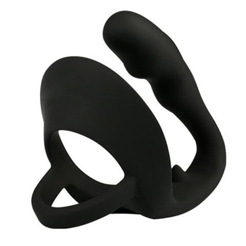 Erection Enhancing Cock Ring and Plug by BDStyle - Cock Rings