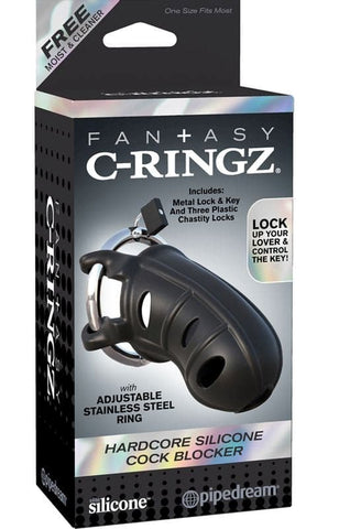 Fantasy C-Ringz Hardcore Cock Block Male Chastity Cage - Male Chastity