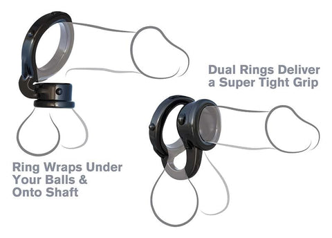 Fantasy C-Ringz Ironman Duo Stretchy Cock Ring - Cock Rings