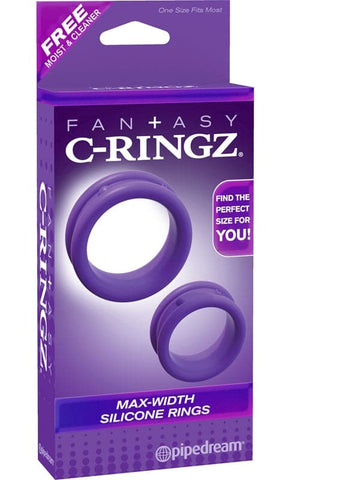 Fantasy C-Ringz Max-Width Silicone Rings - Cock Rings