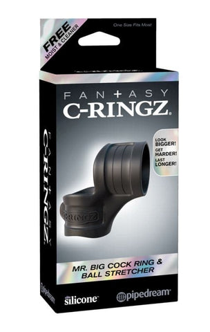 Fantasy C-Ringz Mr. Big Cock Ring And Ball Stretcher - Cock Rings