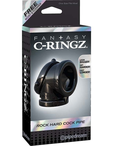 Fantasy C-Ringz Rock Hard Cock Pipe Cock Ring - Cock Rings