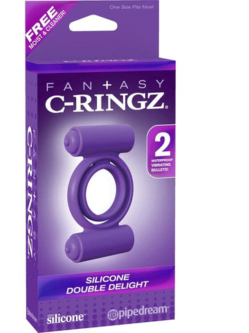 Fantasy C-Ringz Silicone Double Delight Cock Ring - Cock Rings