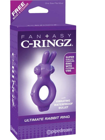 Fantasy C-Ringz Ultimate Rabbit Ear Cock Ring - Vibrating Cock Rings