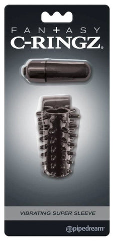 Fantasy C-Ringz Vibrating Super Cock Sleeve - Cock Rings
