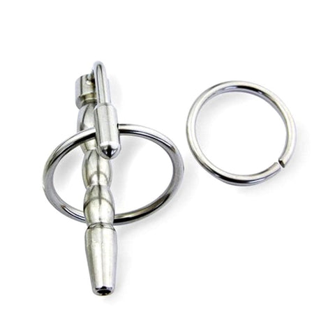 Flared Cum Through Penis Plug with Glans Ring by BDStyle - Penis Plugs