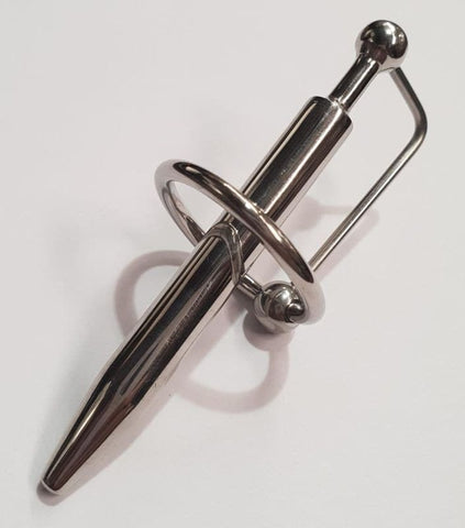 Gauge Penis Plug Smooth With Glans Ring by Hell's Couture - Penis Plugs