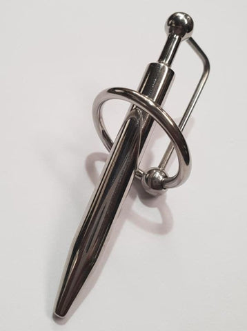 Gauge Penis Plug Smooth With Glans Ring by Hell's Couture - Penis Plugs