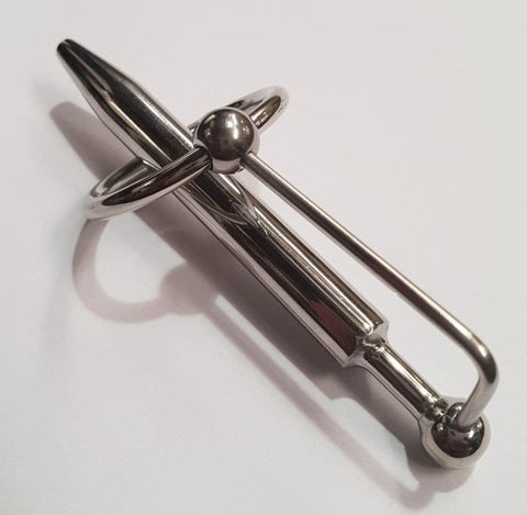 Gauge Penis Plug Smooth With Glans Ring by Hell's Couture - Penis Plugs
