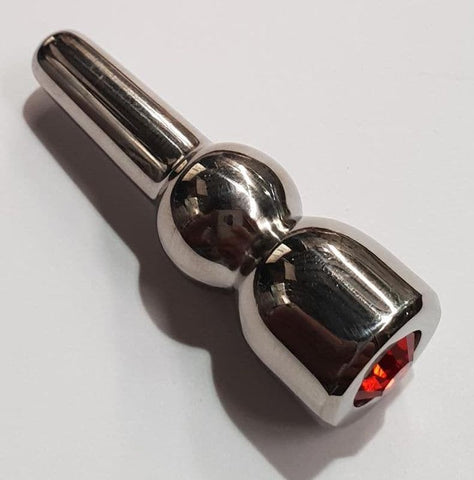 Glowstick Jewelled Ascending Penis Plug by Hell's Couture - Penis Plugs