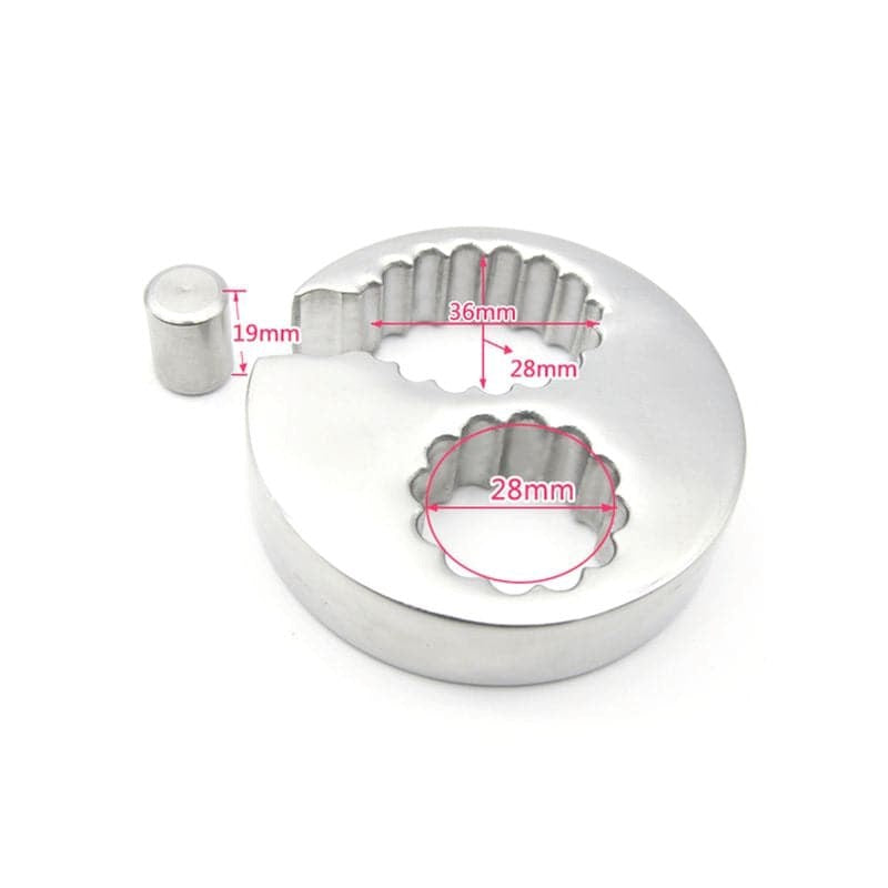 Groove Cock Ball Chastity Device - - Male Chastity