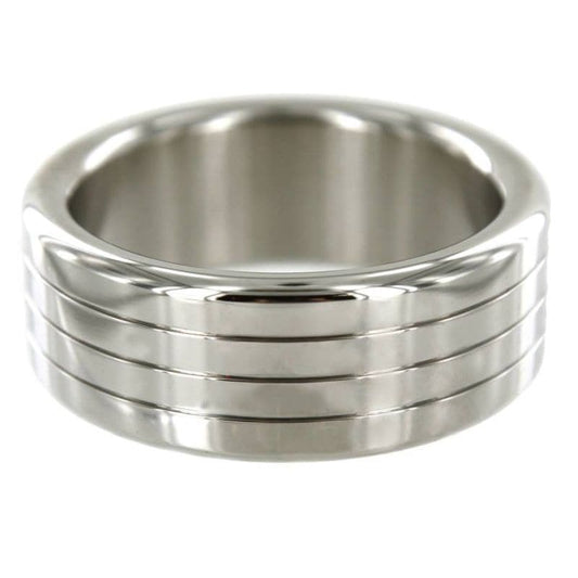 Unleash Sensual Bliss with the Groover Oval Steel Cock Ring