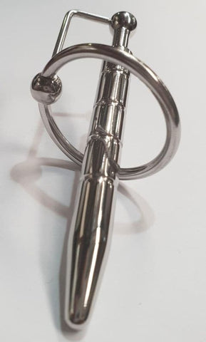 Groovey Solid Metal Prince Penis Plug by Hell's Couture - Penis Plugs