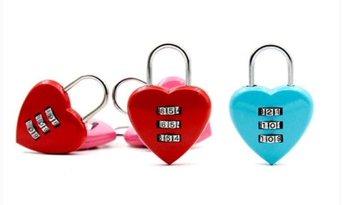 Secure Passion Heart-Shaped Password Lock by BDStyle - Male Chastity