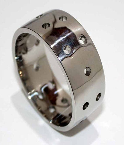 Mens Holy Steel Cock Ring by Hell's Couture - Cock Rings