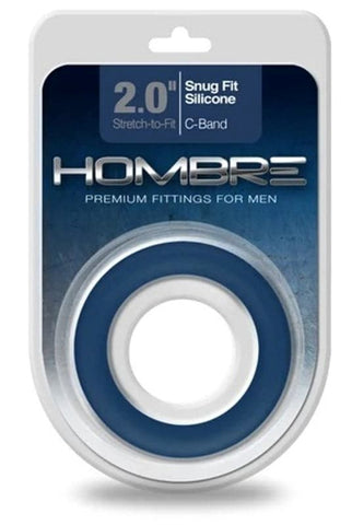 Hombre Snug Fit Silicone C-Band Cock Ring by Topco - Cock Rings